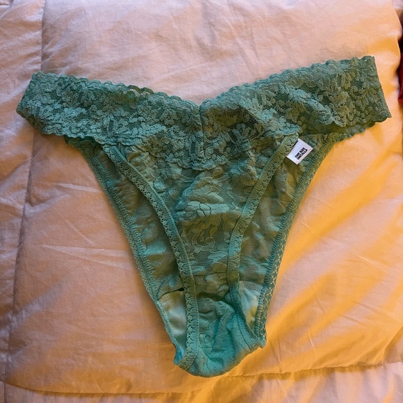 NWT 4 Hanky Panky Lace Thong Set - Teal, Beachy, Rust, Ivory Set - Picture 8 of 9